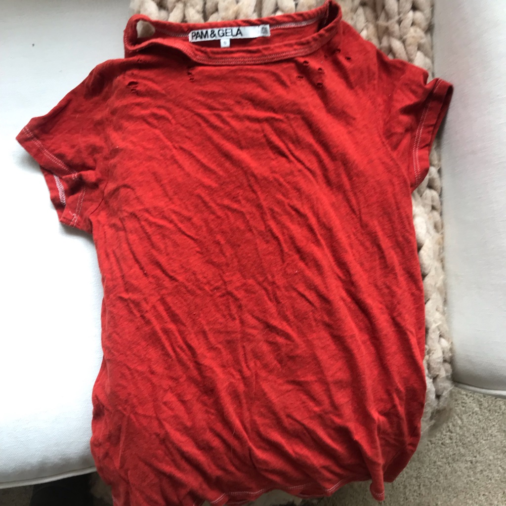 Pam & Gela Distressed Tee